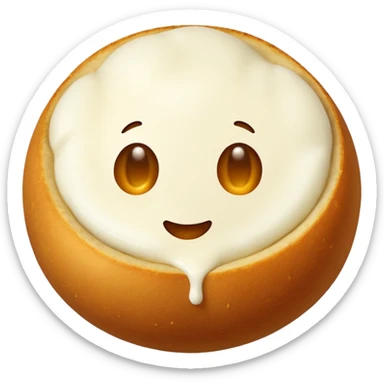 Mozzarella cheese balls sticker