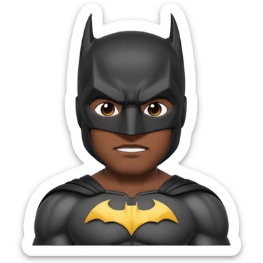 Batman hero emoji sticker