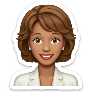 Whitney Houston sticker