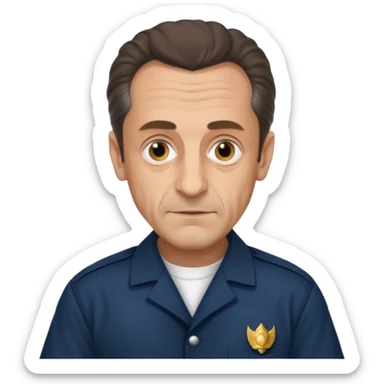 Nicolas sarkozy en prison  sticker