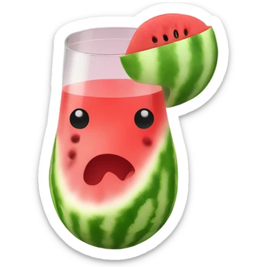 Watermelon sangria sticker
