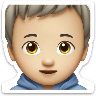 An  Asian  infant. sticker