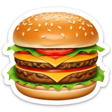 Gucci burger sticker