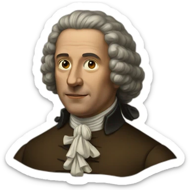 a man from 1700 sticker