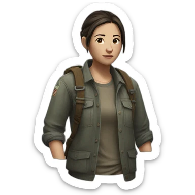 Ellie tlou sticker