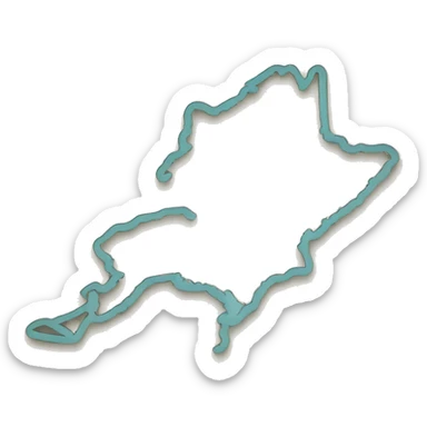 Outline of Nantucket Island, Massachusetts  sticker