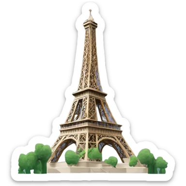 Eiffel Tower with Hege Graarud sticker