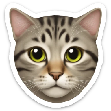 cat refuses the catnip sticker