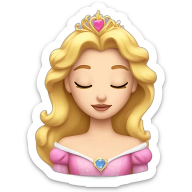 Sleeping Beauty Princess sticker