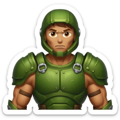 doom slayer sticker