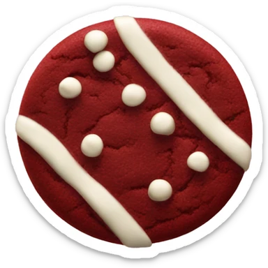 red velvet cookie sticker