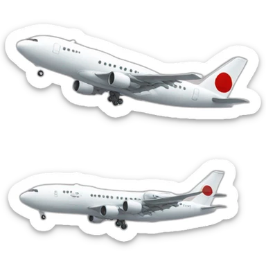 Japon plane  sticker