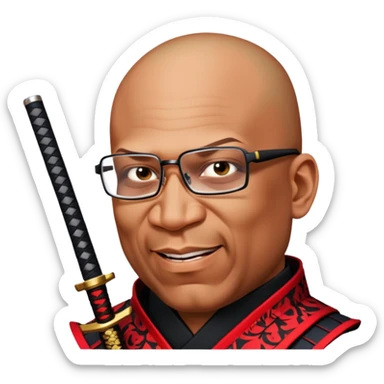 Daring Samurai sticker