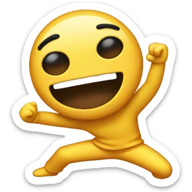 Dab emoji sticker