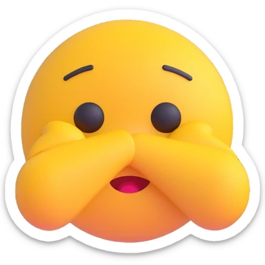 cartoon sticker of a depressed and sad emoji, colorful and cheerful style, no text, suitable for WhatsApp and Instagram, transparent background sticker