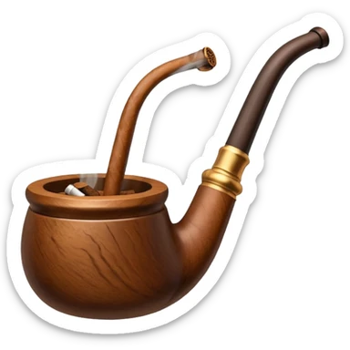 smoking pipe sticker