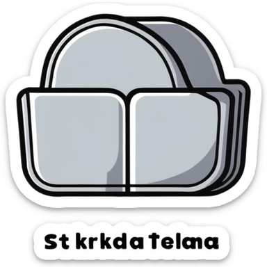 letters BLK in black western font with silver outline sticker