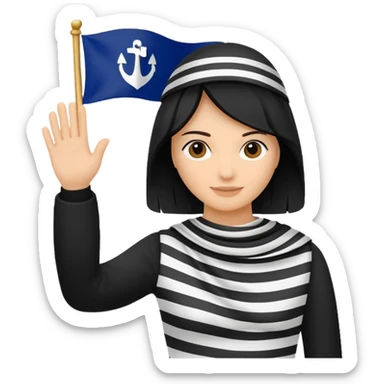 Fais moi le drapeau de la Bretagne comme il est réellement et sans y ajouter ou modifier quoique ce soit  sticker