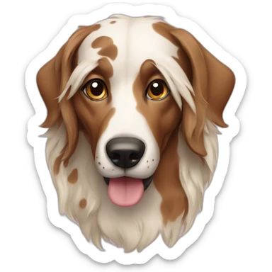 Bohemian spotted dog sticker
