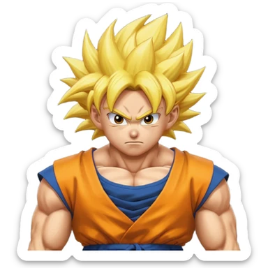 son goku super saiyan sticker