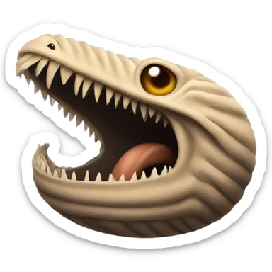 sandworm from the movie dune sticker