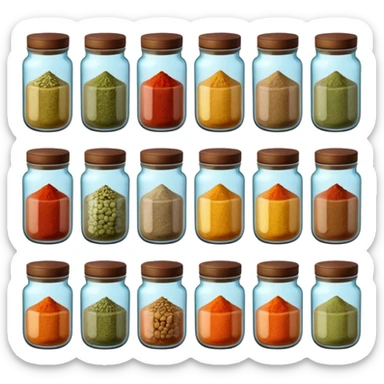 Spice Jar Collections sticker