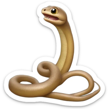 Slow worm guy sticker