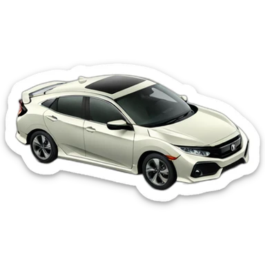 Honda civic europeo octava generación sticker