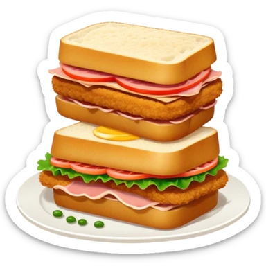 katsu sando sticker