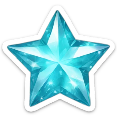 Diamond star sticker