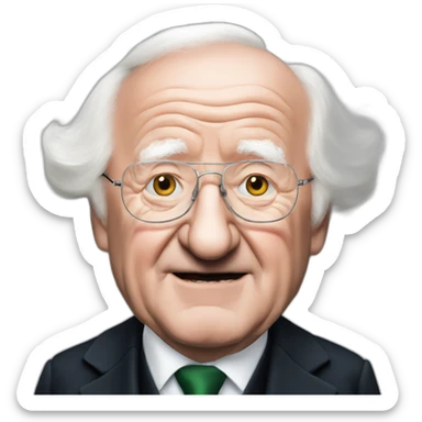 Micheal D Higgins sticker