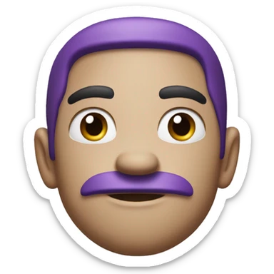 Purple marker from battle for dream island  sticker