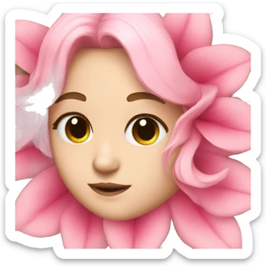 Flower kara sticker