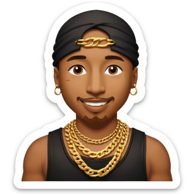 Tupac sticker