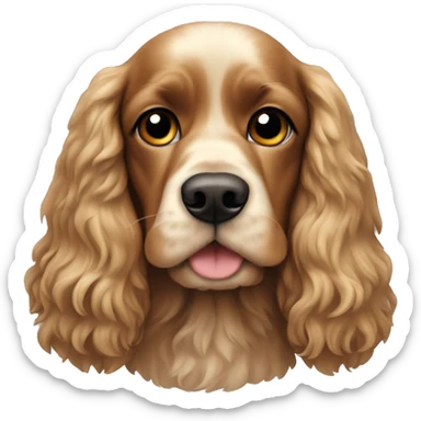 cocker spaniel sticker