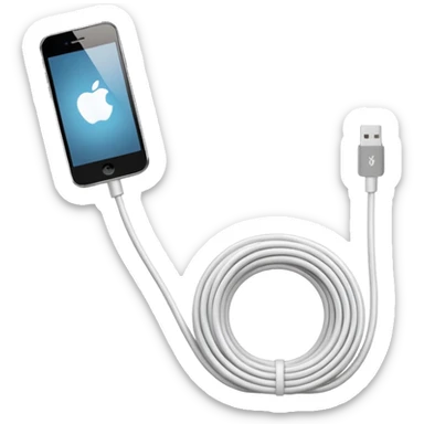 charge cable sticker