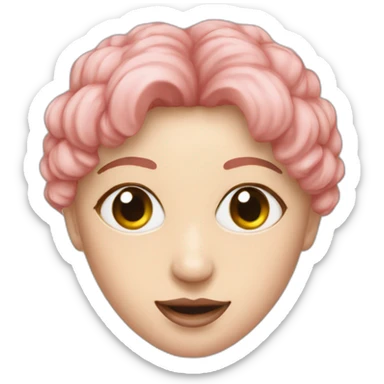 Labia majora drawing sticker