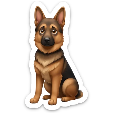 German Shepherd sticker