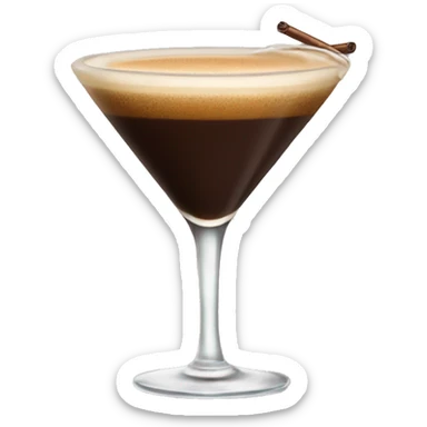 espresso martini cocktail sticker
