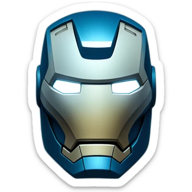 Iron Man Blue Powerfull sticker