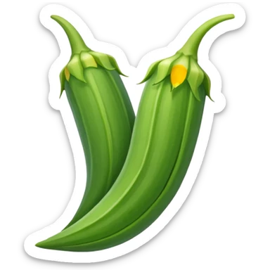 okra sticker