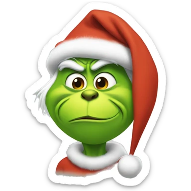 Grinch sticker