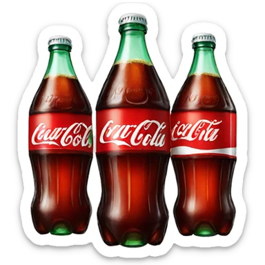 Garrafa de coca-cola sticker