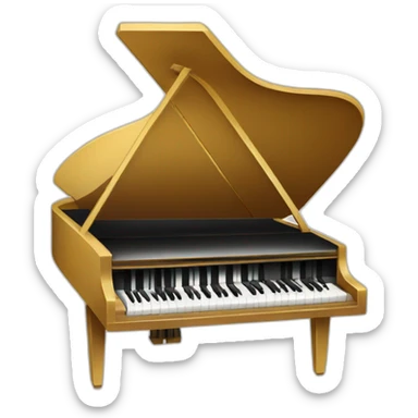 Piano électronique sticker