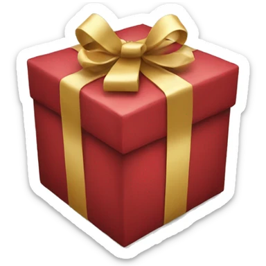Christmas present sticker