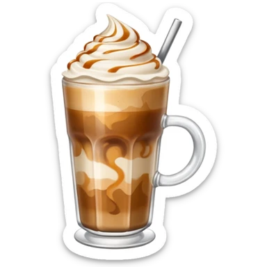 iced cappuccino sticker