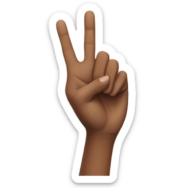 hands making the timeout gesture sticker