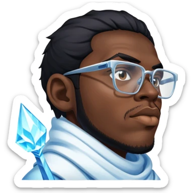 Frost wizard sticker