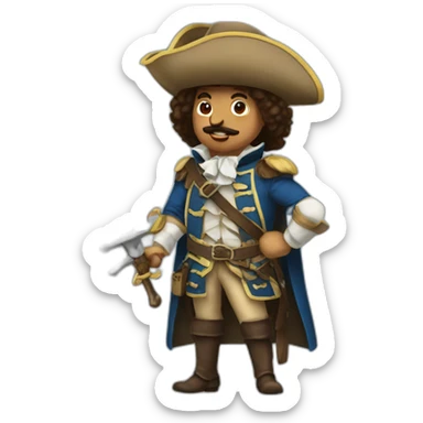 Musketeer sticker