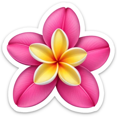 Plumeria sticker